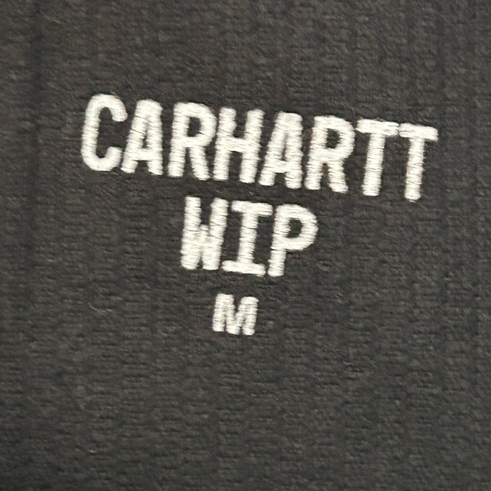 Carhartt WIP Bib Overalls Black Corduroy Size Medium - Picture 10 of 12